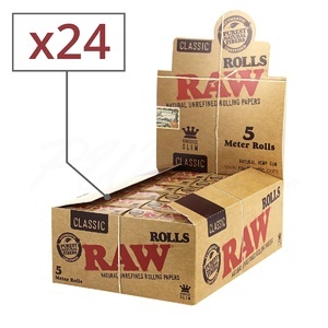 Feuilles à rouler Raw rolls slim x 24